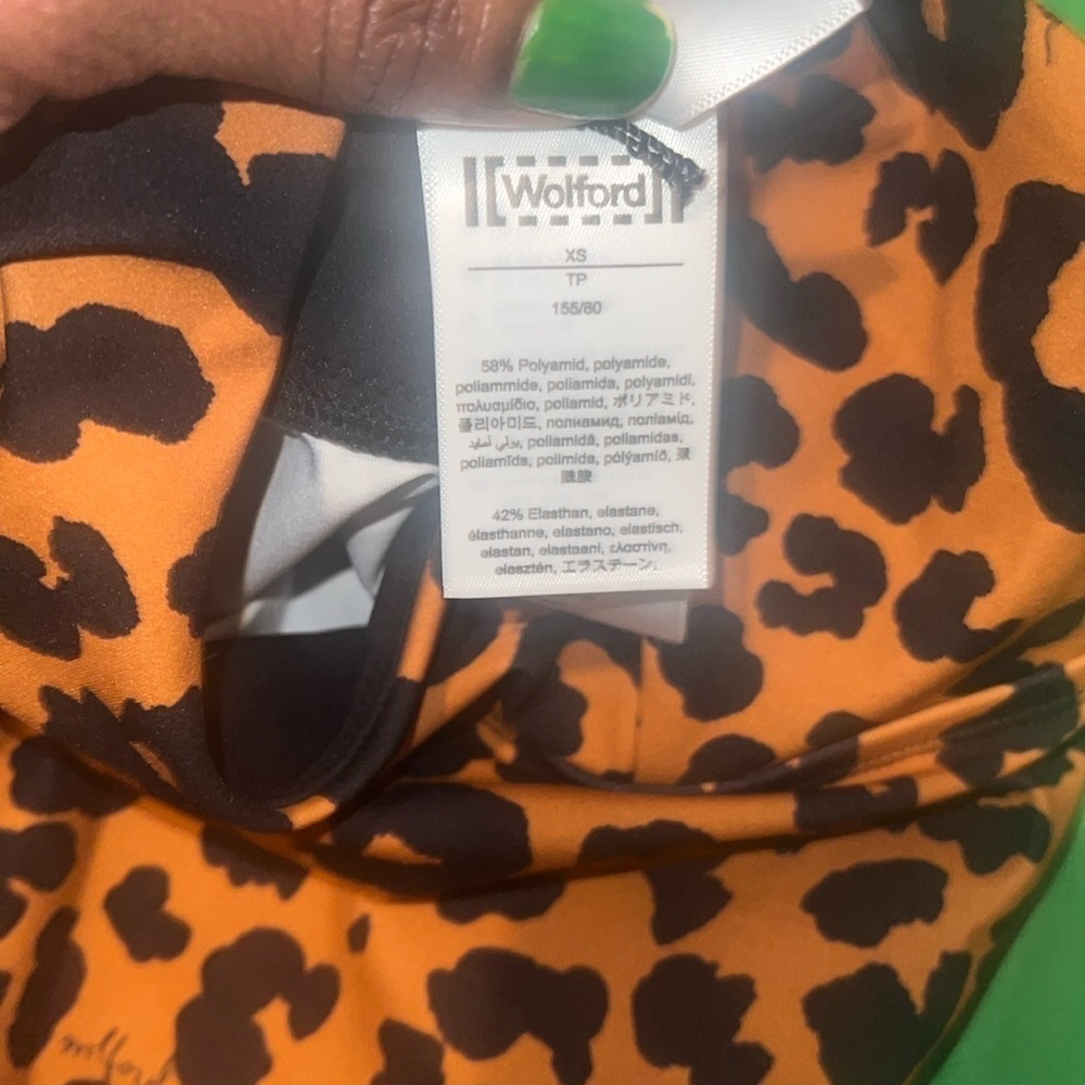 NWT Wolford Leopard Print Women's Swimsuit size XS - Picture 9 of 13